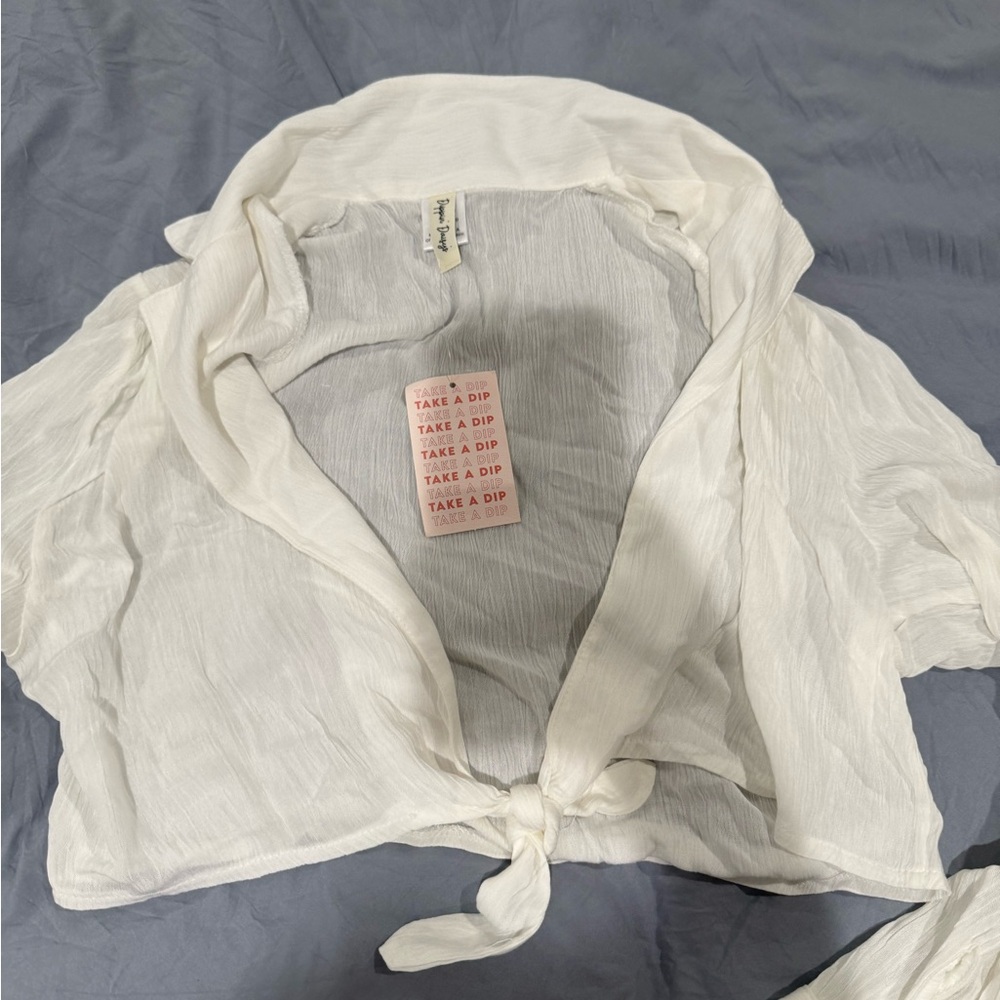 Dippin daisy’s size m swim cover up top